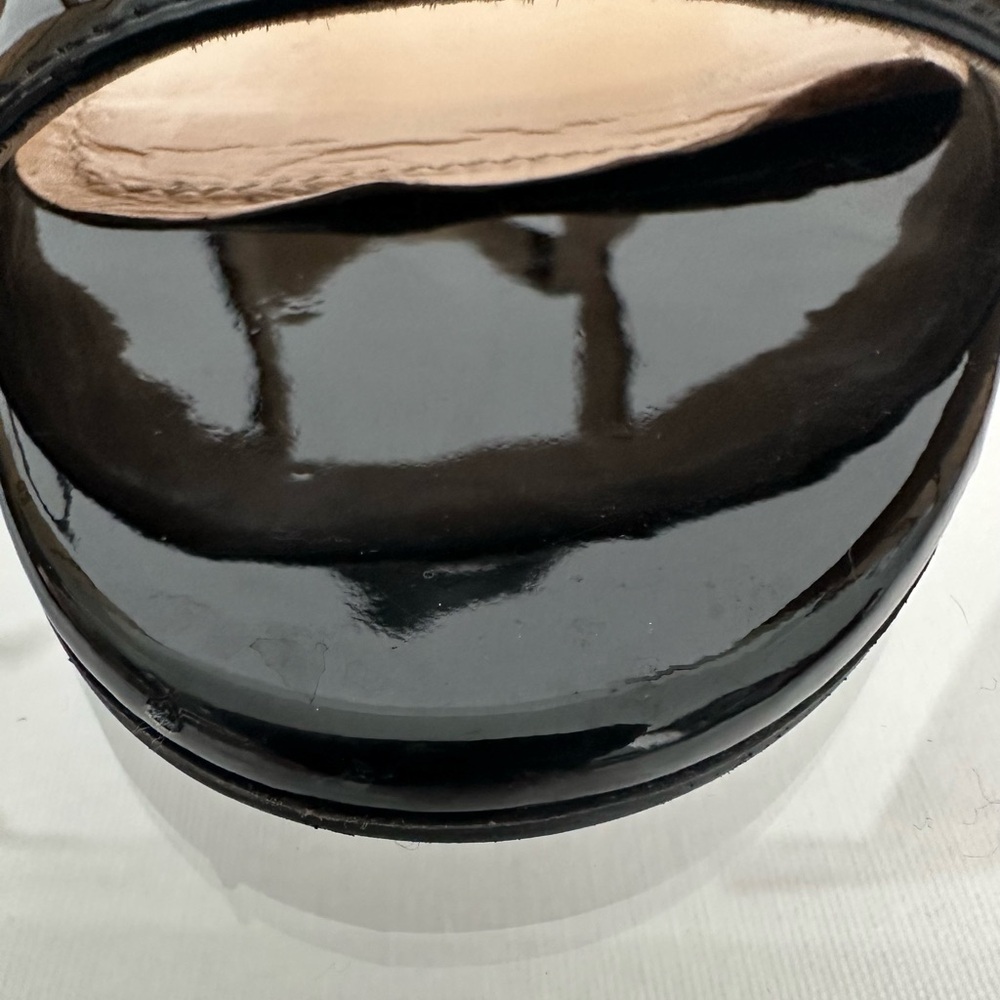 Prada Calzature Donna Black Wedge Sandals Size 38 EU - Picture 8 of 10